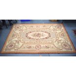 AN ANTIQUE AUBUSSON TAPESTRY. 270 cm x 140 cm.