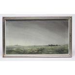 ASHLEY JACKSON F.R.S.A. (b.1940), Winter Moorland Scene, signed, signed to reverse with remarque and