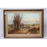ALAN FEARNLEY (b.1942), Autumn Sunshine, oil on canvas, signed, 20" x 30", framed (subject to