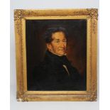 ENGLISH SCHOOL (Early/Mid 19th Century), Portrait of a Gentleman, half length, oil on canvas,