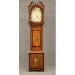 A MAHOGANY LONGCASE CLOCK, early 19th century, the eight day movement with anchor escapement