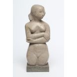 ENGLISH SCHOOL (20th Century), Figure of a Female Nude modelled standing with arms folded, three