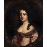 CIRCLE OF SIR GODFREY KNELLER (1646-1723), Portrait of a Young Lady in a pink Dress, head and