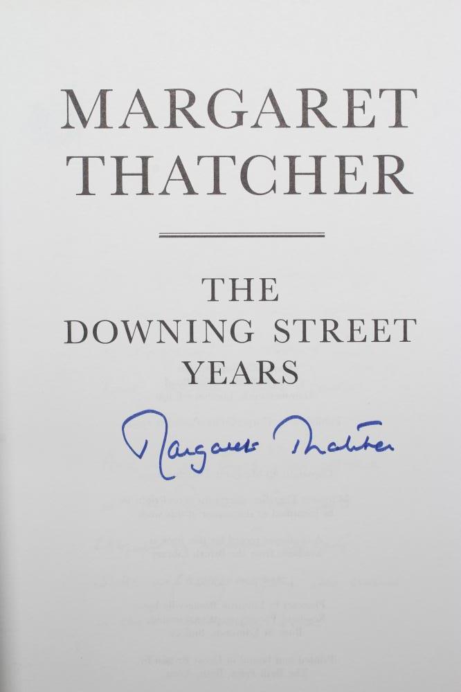 MARGARET THATCHER - The Downing Street Years, 1st edition 1993, signed on title page, unclipped dust - Image 2 of 2