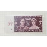 RED BINDER GB STAMPS, fine collection Edward VII - George VI, many watermark varieties, mint 1939-47