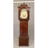 A MAHOGANY LONGCASE by Thomas Barry, Bolton, the eight day movement with anchor escapement