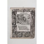 BIBLICAL SCENES, a collection of thirty five woodcuts by Hans Sebald Beham (1533) and Jost Amman (