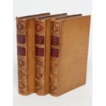 SAMUEL COLERIDGE-TAYLOR - The Poetical Works in three volumes, 1829, full calf (Est. plus 17.5%