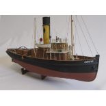 A Calder Craft Models Tyne Tug Boat "Joffre", a well made detailed model fitted for radio control, G