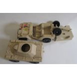 Action Man Armoured Car and Land Rover with Trailer, box F (Est. plus 21% premium inc. VAT)