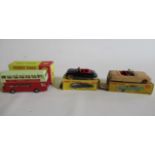 Dinky 106 Austin Atlantic finished in black, box AF, G-E, 132 Packard Convertible finished in