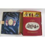 The Great Book of Britains Hollow Cast Figures with four lead soldiers, G-E (Est. plus 21% premium
