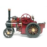 A 3/4" scale coal fired traction engine, single reversing cylinder, oil feed pump, water feed