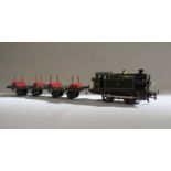 Hornby No1 20v Electric G.W.R. 0-4-0 Tank Locomotive finished in green with 4560 to sides, some