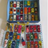 Matchbox Superfast vehicles in Matchbox storage box, most items in good order (50) (Est. plus 21%