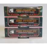 Corgi Stobart trucks No TY86719 Volvo, TY87010 DAF, 59538 Redault, boxes E, models E (3) (Est.