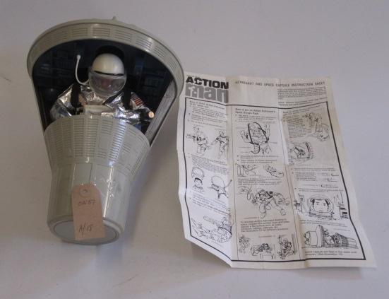 Action Man Astronaut and Space Capsule with instruction sheet, F (Est. plus 21% premium inc. VAT)