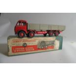 Dinky 501 Foden Wagon 1st Type Cab finished in red and grey, box AF, G (Est. plus 21% premium inc.