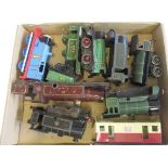 Playworn Hornby locomotives, damage and parts missing, P (Est. plus 21% premium inc. VAT)