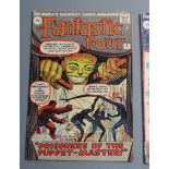 MARVEL'S FANTASTIC FOUR No.8, "PRISONERS OF THE PUPPET-MASTER!" and No.7, "THE MASTER OF PLANET