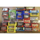 Twenty eight diecast bus models by various makers, boxed E-M (Est. plus 21% premium inc. VAT)