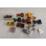 Model Farm vehicles by Britains and others including tractors, trailers and farm equipment, a