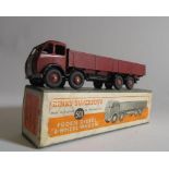 Dinky Foden 501 Wagon 1st type cab finished in flat brown with black chassis, box AF, G (Est. plus