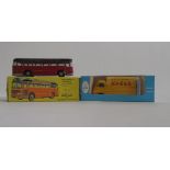 Budgie 296 Motorway Express bus, Birmingham to London, boxed, F, and a late issue VW Kodak van,