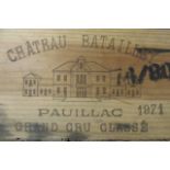 12 bottles 1971 Chateau Batailley, Grand Cru Classe, OWC (Est. plus 21% premium inc. VAT)