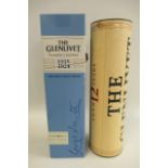 1 bottle of The Glenlivet 12 year old single malt whisky, in box, together with 1 bottle The