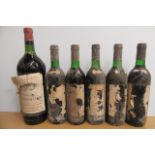 1 magnum 1978 Chateau Monconseil Gazin, 1res Cotes de Blaye, together with 5 bottles of vintage