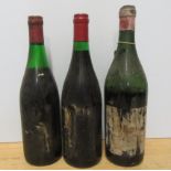 1 bottle 19?8 Musigny, Comte Georges de Vogue, together with an unlabelled Avery's Burgundy c.1960-