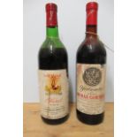 1 bottle 1969 All Saints Claret, G. Sutherland Smith & Co., and 1 bottle 1971 Yalumba Shiraz