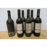 5 bottles of 2001 Legado Munoz, Garnacha, together with a bottle of vintage Port, missing label (