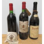 1 bottle 1982 Chateau Fourcas Hosten, Mecoc Listrac, 1 bottle 1982 Gressier Grand Poujeaux,