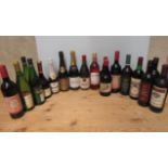 18 bottles of European and New World wine, including 1 bottle Belnor Grand Reserve Sparkling