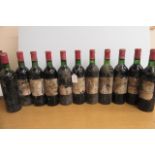 11 bottles 1973 Chateau Lynch Bages, Pauillac, Grand Cru Classe