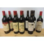 11 bottles of French bordeaux comprising 4 bottles 1997 Chateau Tour du Haut-Moulin, cru