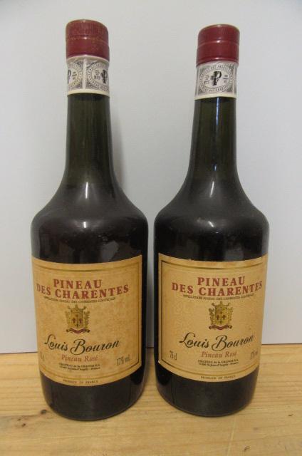 2 bottles of Pineau Des Charentes, Louis Bouron Pineau Rose (Est. plus 21% premium inc. VAT)