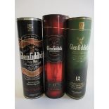 3 bottles of Glenfiddich comprising a boxed Special Reserve 12 year old single Malt, a boxed 12 year