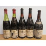 2 bottles possibly 1970s Chassagne 1er cru, Morgeot, Prosper Maufoux, together with 2 bottles 1981