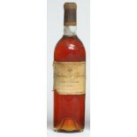 1 bottle 1965 Chateau D'Yquem, Sur-Saluces Sauternes (Est. plus 21% premium inc. VAT)