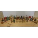 28 Whisky miniatures including 100 proof Strathisla, 100 proof Mortlach, 1 Bleneagles in a