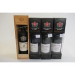 3 boxed bottles of Taylors 2004 Vintage Port, together with one boxed Taylors 10 year old Tawny Port