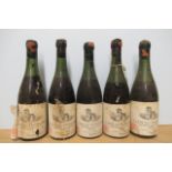 5 half bottles 1917 Clos de Vougeot, Chateau de la Tour, A & L Beaudet Freres, Beaune (Est. plus 21%