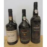 1 bottle 1982 Ferreira LBV Port, together with 1 bottle Warre's Heritage Port and 1 bottle Finest