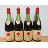 4 bottles 1962 Pommard, Domaine Henry Lamarche (Est. plus 21% premium inc. VAT)