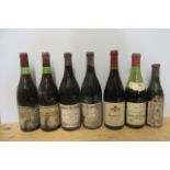 Two and a half bottles 1955 Fleurie Domaine de La Grande Cour, two bottles (undated) Nuits-Saint-