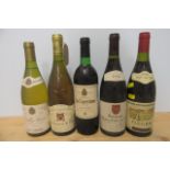 5 bottles of European wine comprising 1 bottle 1988 Pouilly-Fuisse, Louis Bonnard, 1 bottle 1995