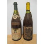 1 bottle 1969 Puligny-Montrachet, Domaine Charles Girard, and 1 bottle 1983 Corton Charlemagne (